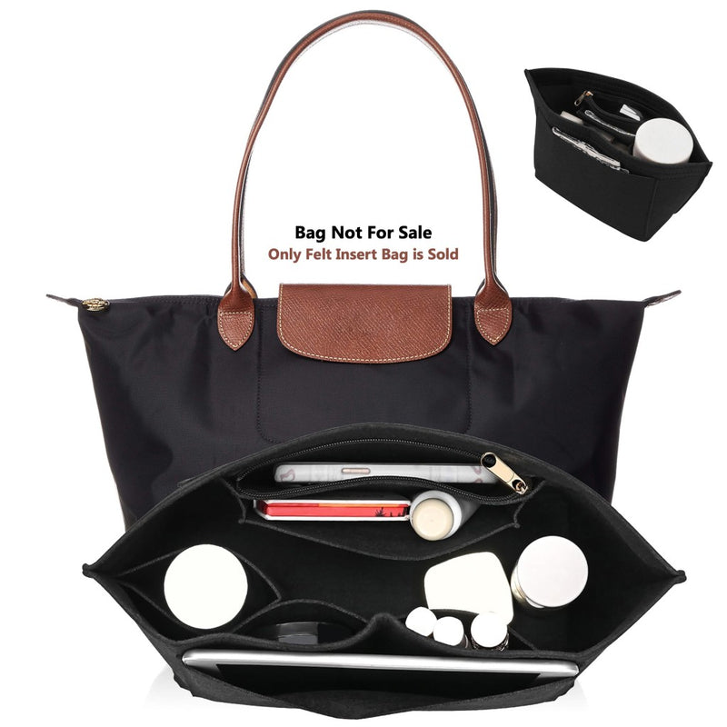 Bolsa Saco de inserção de feltro se encaixa para longchamp bolsa forro saco de
