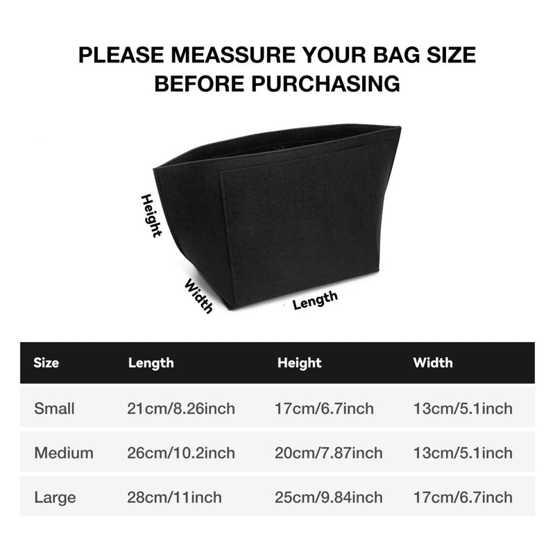 Bolsa Saco de inserção de feltro se encaixa para longchamp bolsa forro saco de