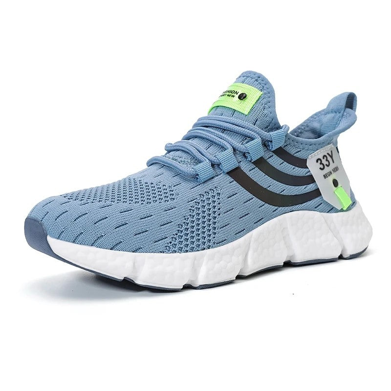 Tênis masculino vermelho esportivo corrida