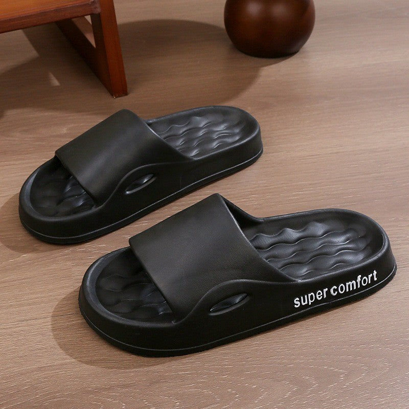 Moda masculina verão leve eva interior casa sandálias chinelos