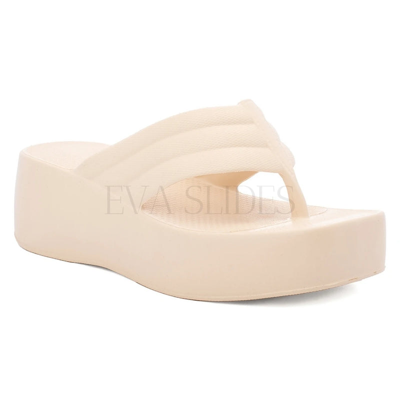 Chinelo Feminino Plataforma Salto Muito Leve em EVA