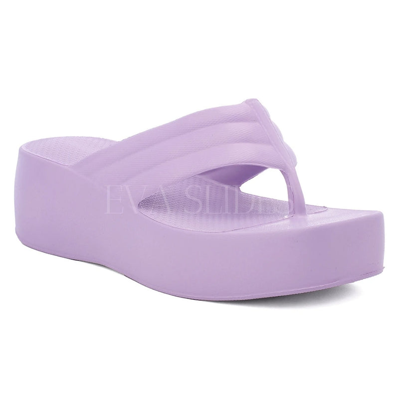 Chinelo Feminino Plataforma Salto Muito Leve em EVA
