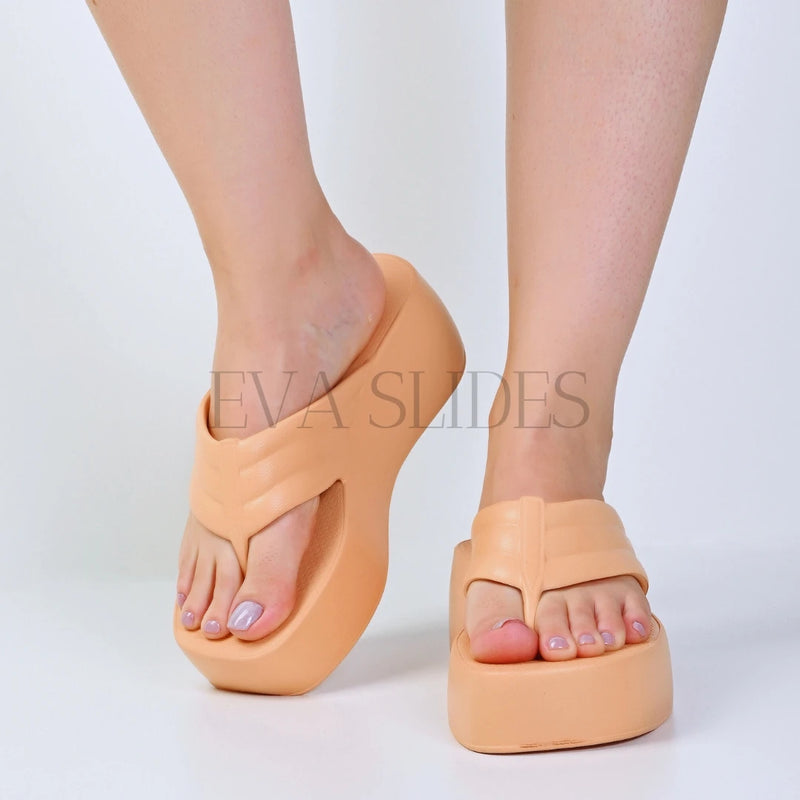 Chinelo Feminino Plataforma Salto Muito Leve em EVA