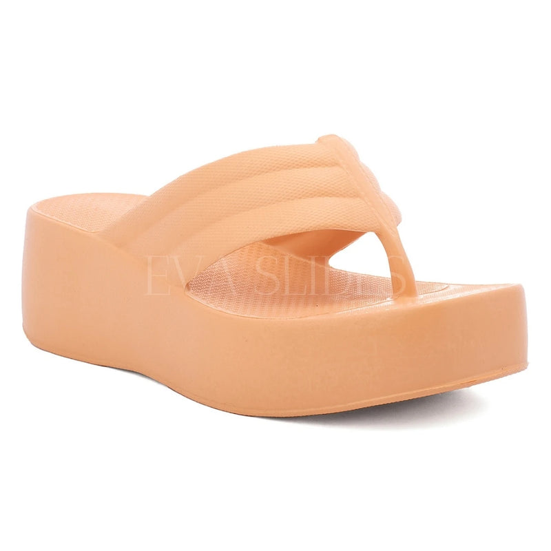 Chinelo Feminino Plataforma Salto Muito Leve em EVA