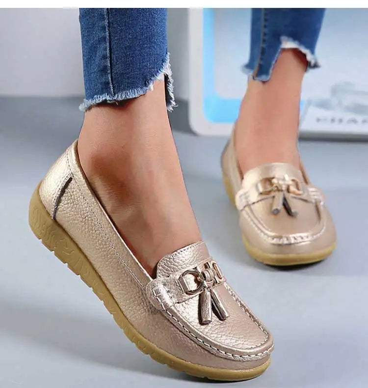 Mocassin femininos enfermeira mocassins sapatos clássicos apartamentos zapatos m