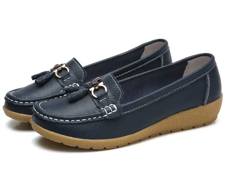 Mocassin femininos enfermeira mocassins sapatos clássicos apartamentos zapatos m