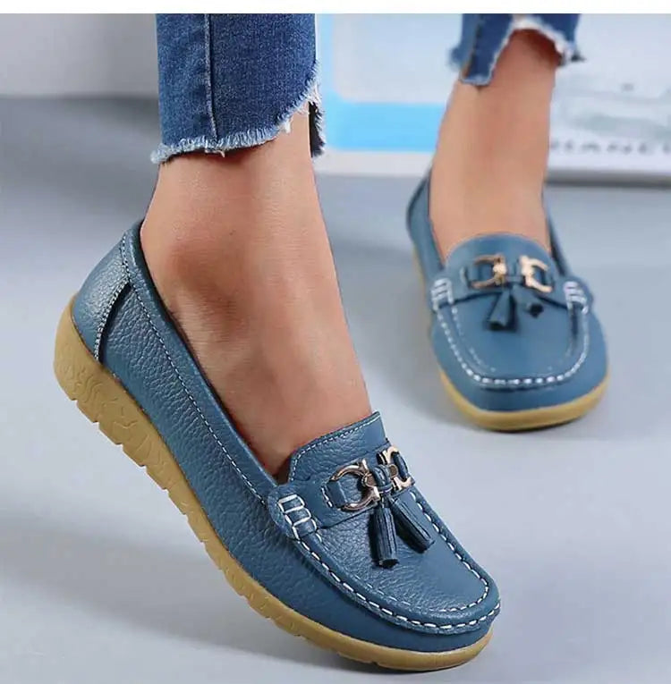 Mocassin femininos enfermeira mocassins sapatos clássicos apartamentos zapatos m