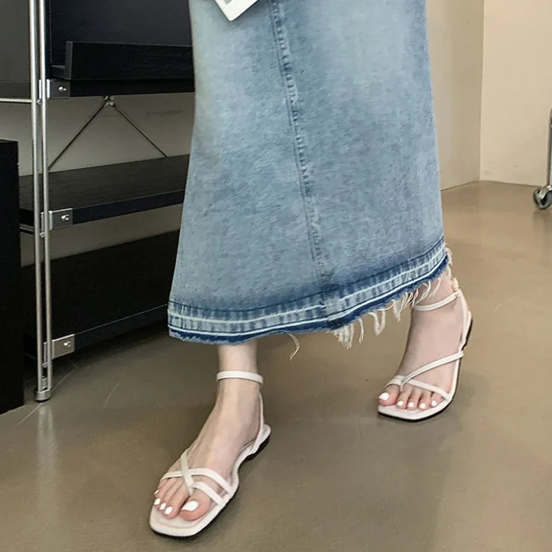 Sandálias feminina verao elegante