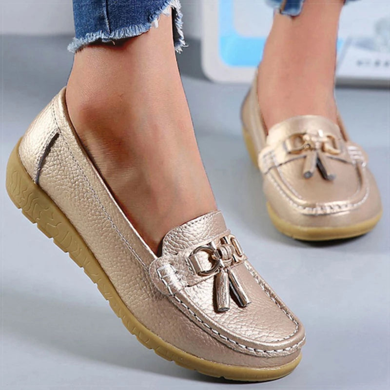 Mocassin femininos enfermeira mocassins sapatos clássicos apartamentos zapatos m