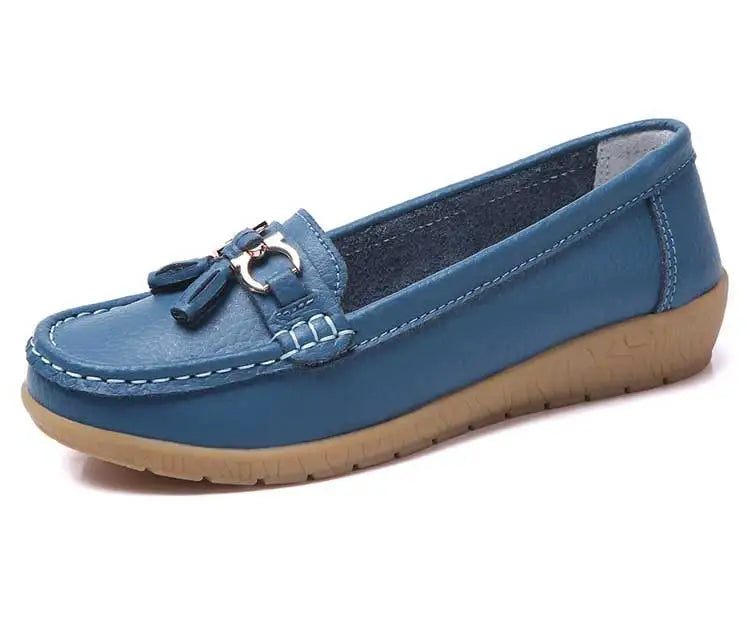 Mocassin femininos enfermeira mocassins sapatos clássicos apartamentos zapatos m