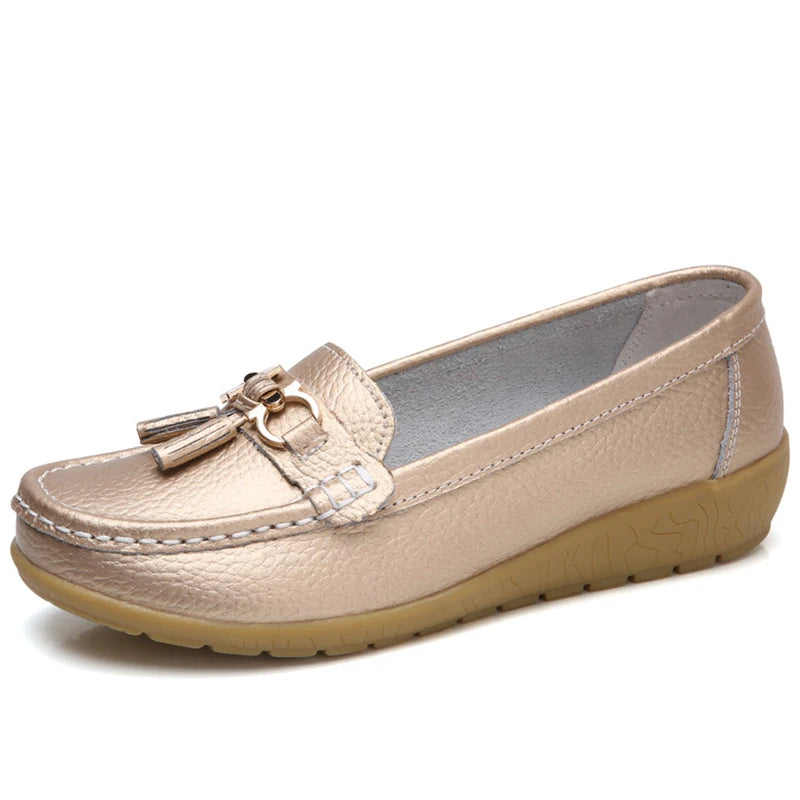 Mocassin femininos enfermeira mocassins sapatos clássicos apartamentos zapatos m