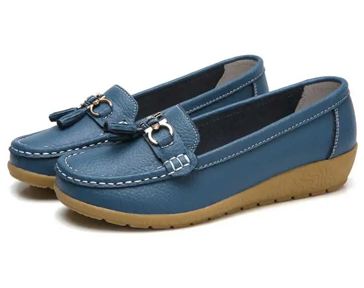 Mocassin femininos enfermeira mocassins sapatos clássicos apartamentos zapatos m
