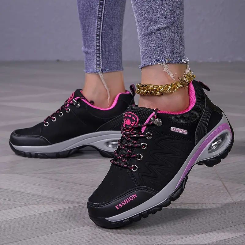 Tênis masculino vermelho esportivo corrida
