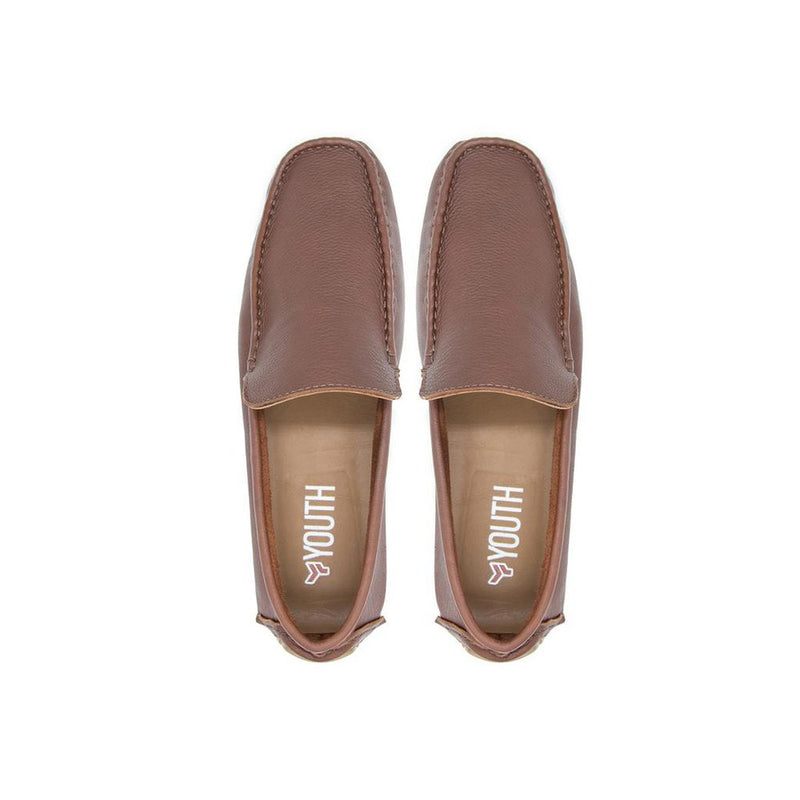 Mocassim Youth Couro Marrom Claro 16007 (YTH16007FLPH)