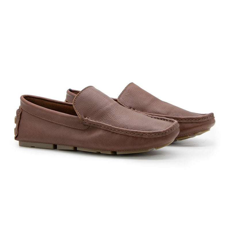 Mocassim Youth Couro Marrom Claro 16007 (YTH16007FLPH)