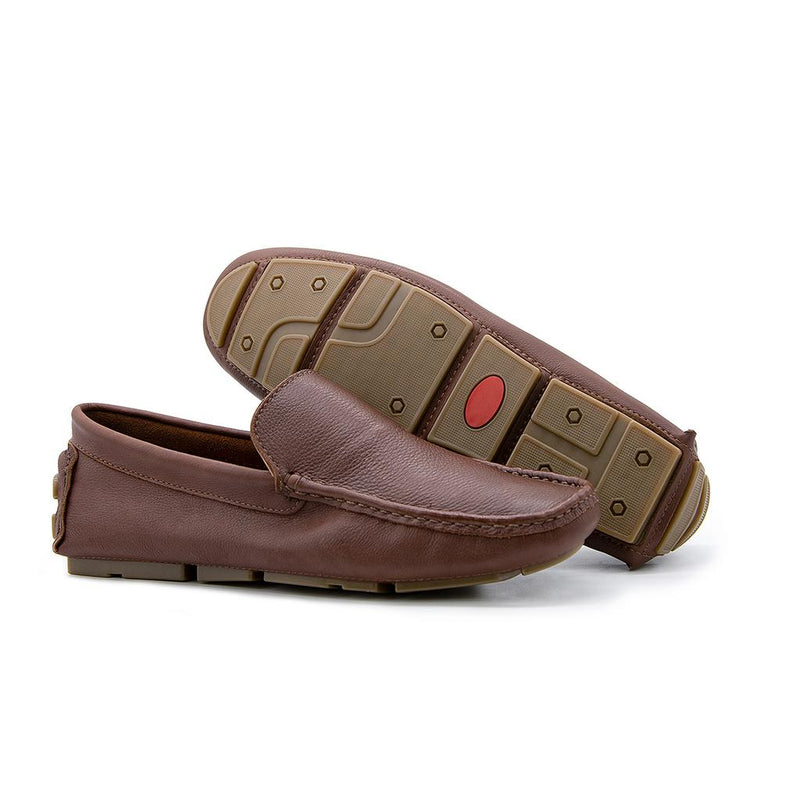 Mocassim Youth Couro Marrom Claro 16007 (YTH16007FLPH)