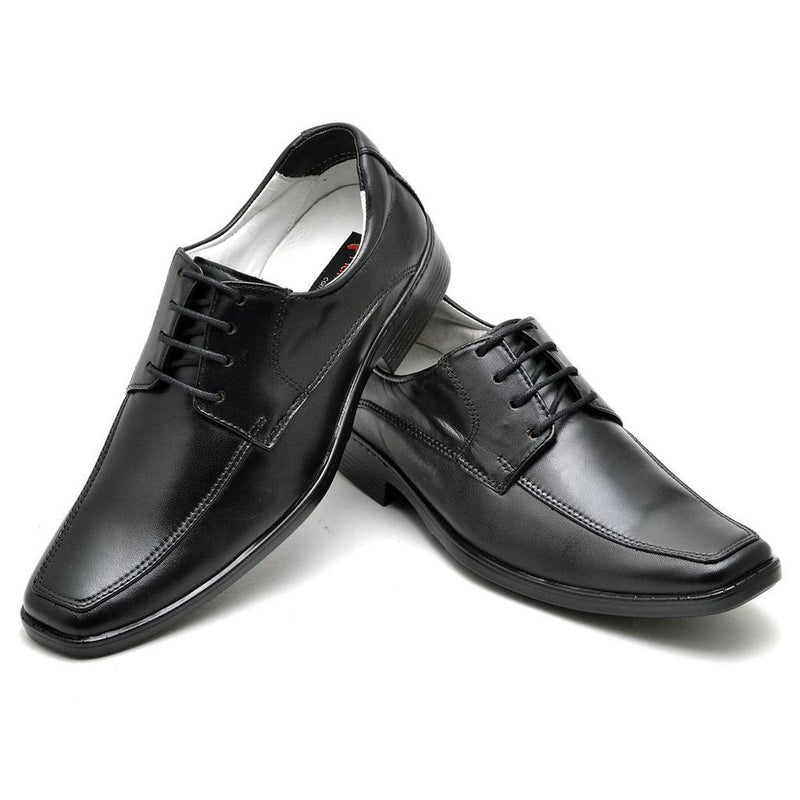 Sapato Casual Conforto Couro de Carneiro Preto (RT0015MSTPTO)