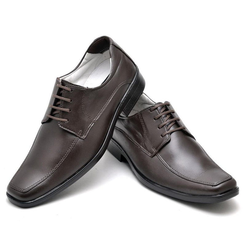 Sapato Casual Conforto Couro  Café (RT0015MSTCFE)
