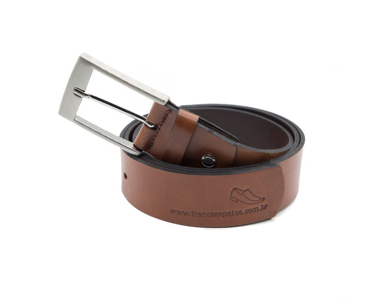 Cinto Social Youth Class Couro Cromo Argentino Masculino (004020CRM)