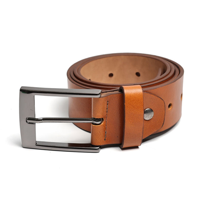 Cinto Social Youth Class Couro Cromo Argentino Masculino (004020CRM)